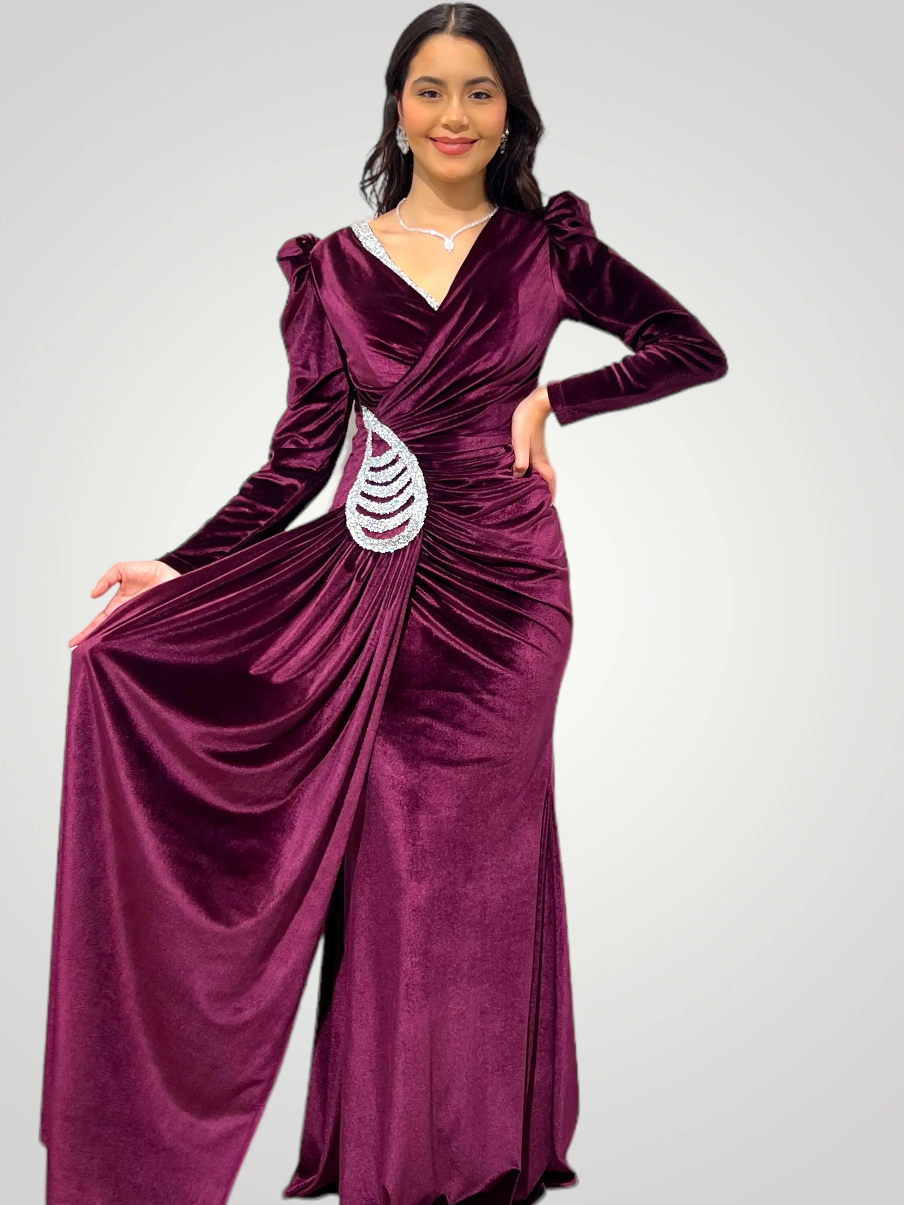 Robe de Soir e en Velours